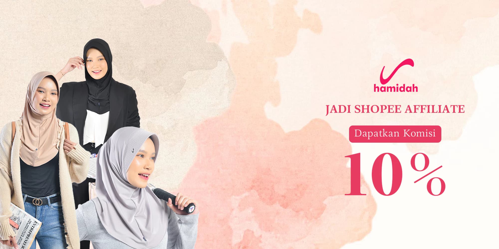 Jadi Shopee Affiliate Hamidah dan dapatkan komisi 10%